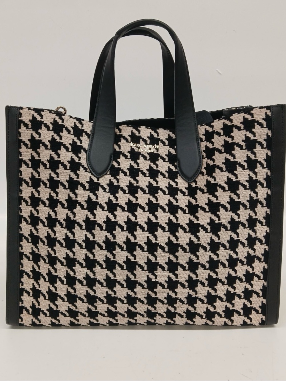 Kate Spade Manhattan Houndstooth Large Tote